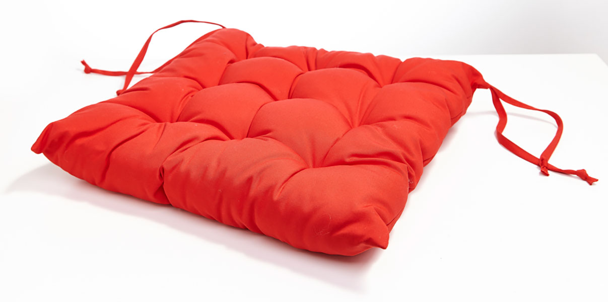 Product: red pillow.